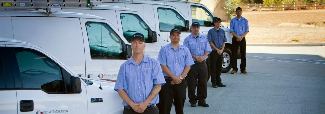 KIC Refrigeration crew ready for Mini Split Repair jobs across Jersey Village